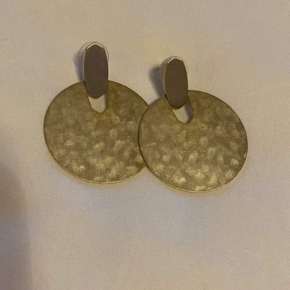 Kendra Scott Gold Didi Statement Earrings